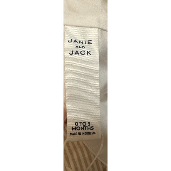 Janie and Jack Striped sun hat Size 0-3 months new with tags - Picture 4 of 5